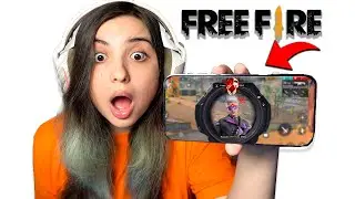 JOGUEI FREE FIRE PELA PRIMEIRA VEZ NO CELULAR! FOI SÓ CAPA...CONFIA