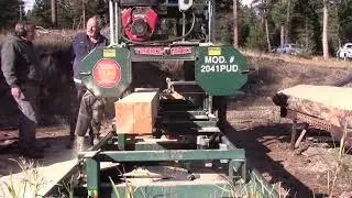 Worst logs we ever cut. This video contains pitch soaked Ponderosa Pine and pedophiles.