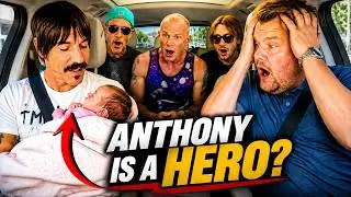 Anthony Kiedis saved a baby's life during the shooting of Carpool Karaoke