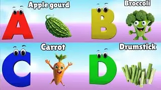 Vegetables ABC Song | Vegetables Alphabet Song | Phonics for Kids | Baby | Alphabet Letters