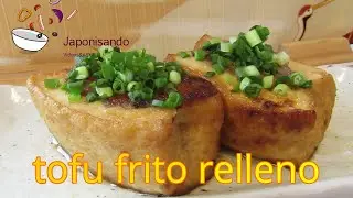 фаршированный жареный тофу!! посмотрите на этот вкусный рецепт с жареным тофу