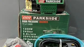 Parksiide Pressure washer jet washer assembling tutorial Unboxing Car washer 