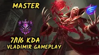 Sencux (VLADIMIR) vs ZOE - 7/1/6 KDA MID GAMEPLAY - EUW Ranked MASTER