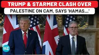 Trump In UK: Tensions Flare As Starmer Demands Palestinian State, UK-US Unity Fractures Over Hamas?