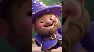 Wiggly Wizard Song 🎃 | Funny Halloween Magic Rhyme for Kids | #ytshorts #shorts
