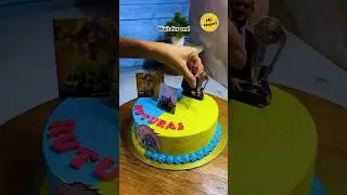 Chennai super king | mahendra singh dhoni theme cake #cake #shortsviral #tending #birthdaycake