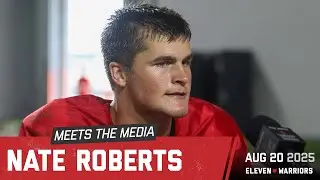 Nate Roberts discusses his first fall camp at Ohio State, what he's seen from Julian Sayin
