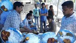 Cheapest Roadside Unlimited Meals | Indian Street food | #Streetfood