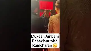 Mukesh Ambani behavior with #Ramcharan 😮 #shorts #ytshorts #ytshortsindia #youtubeshorts #viral
