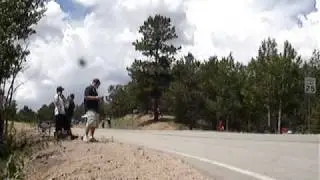 Pikes Peak 2010 - Monster fly by