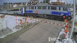 Poronin: zignorował czerwone światło. O krok od tragedii na przejeździe