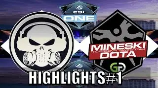 Execration VS Mineski #1| ESL One Genting Finals | Dota 2 Highlights 7.14