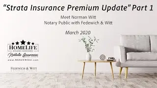 Strata Insurance Premium Update Part 1
