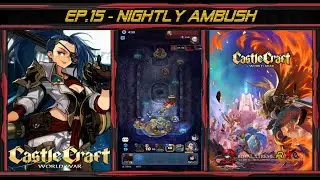 Nightly Move: Drakens & Snipers use side roads to erase Opponent's Castle! | Castle Craft: World War