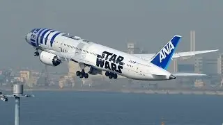 [4K]R2-D2&trade; ANA JET JA873A on Domestic flight