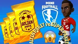Altın ve süper paket açtım!! | Gold pack and süper pack opening | mini football #minifootball