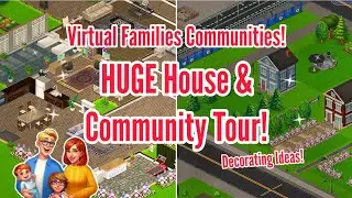 Я преобразил весь свой дом в сообществе Virtual Families! | Тур по дому и сообществу!