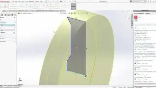 Solidworks Tutorial 1.5 - Revolving Extrusions and Cuts