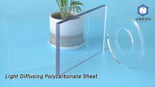 UV Diffuser Light Diffusing Polycarbonate Sheet Smooth Surface For Lamp