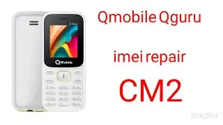 qmobile q guru imei repair with cm2