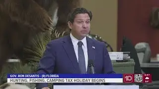 Firearms, ammunition and camping supplies are tax-free in Florida for the rest of 2025