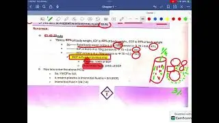 Total body water calculation||Rafi Radiant notes for FCPS|Rafi notes FCPS|Radiant notes point 25 26