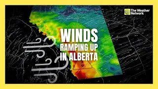 Wind Gusts Over 100 km/h to Impact Southern Alberta | #forecast