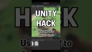 Unity Hack: Use QWER to Shift Tools #shorts #unity