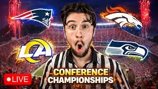 🔴NFL PLAYOFFS CONFERENCE CHAMPIONSHIP GAMES LIVESTREAM (PATRIOTS vs BRONCOS | RAMS vs SEAHAWKS)🔴
