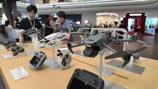 Visiting DJI store to see the full range of DJI drones | DJI in Shenzhen, China