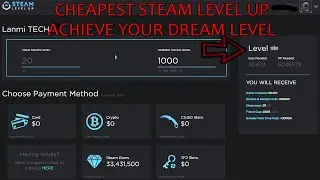 How to Level Up on Steam (cheapest way to level up) *hidden method*
