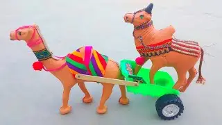 DIY Mini Camel Cart | Easy Science Project with Wooden Sticks & Cardboard