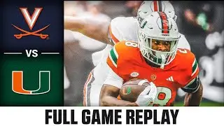 Virginia vs. Miami Full Game Replay | 2023 ACC Football