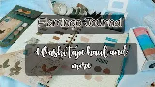 Washi Tape Haul and More| Stationary in Pakistan| from Flamingo Journals