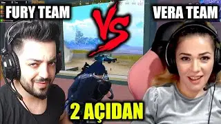FURY ERSİN YEKİN TEAM VS VERA HACER TEAM !  2 A&Ccedil;IDAN SON ALAN ! PUBG Mobile