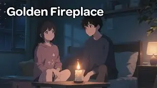 Golden Fireplace