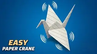 Paper Crane Origami Tutorial - How to Make a Flapping Bird (Easy Steps)
