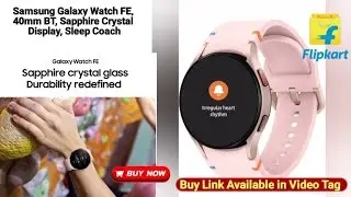 Samsung Galaxy Watch FE, 40mm BT, Sapphire Crystal Display, Sleep Coach, Fall Detection 