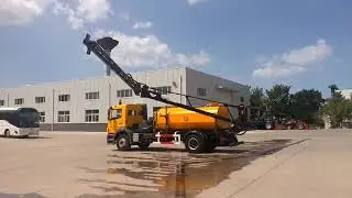 deicing fluid sprayer vehicle