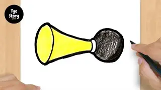 #339 How to Draw an Air Horn - Easy Drawing Tutorial