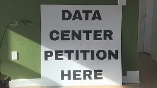 Data center petition drives push