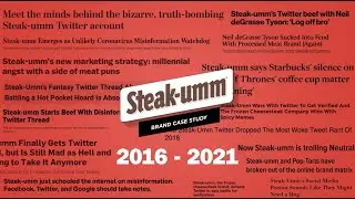 Steak-umm Case Study 2016-2021 (Allebach Communications)