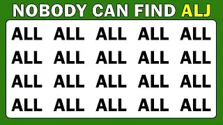 Find The Odd One Out | Test Your Observation Skills IQ Quiz 🧠👁️ | Number and Letter Edition.