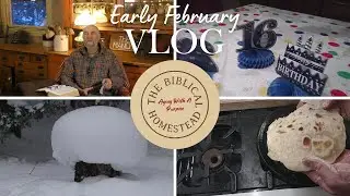 Still a Long Winter Ahead ❄️ New Goat Babies, a Birthday & Quick Homemade Tortillas