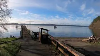 Joemma Beach State Park on Key Peninsula, Washington