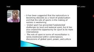 The International Relationship Through Sports