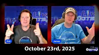 Go GTS Live! | #TheHobby's Web Show | October 23rd, 2025 - Panini Black, Product Rewind, Hobby News