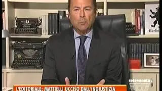 BASSANO TG - 05/11/2015 - MATTIELLI UCCISO DALL’INGIUSTIZIA