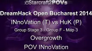 SC2 HotS - DH Bucharest 2014 - INnoVation vs HuK - GS3 Group F - Map 3 - Overgrowth - INnoVation