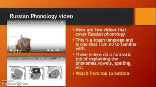 Russian Language SLA Presentation